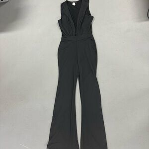 Black Sleeveless Jumpsuit